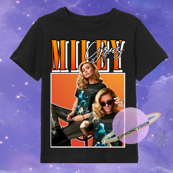 miley cyrus t shirt etsy