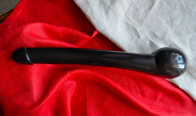 Huge Black Dildo Adult Sex Toy Large Wooden Dildo Black Etsy