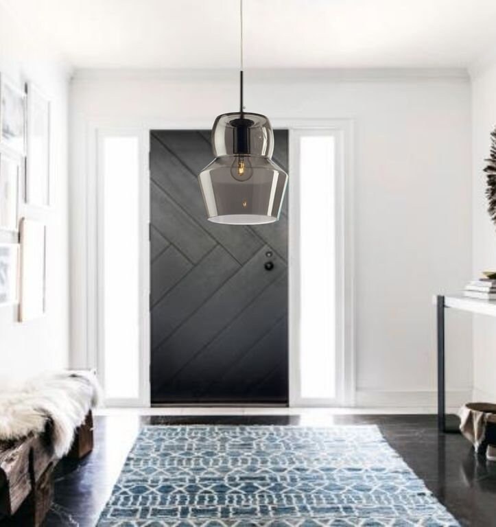 Pendant Light Blown Glass Pendant Lighting Installation Etsy