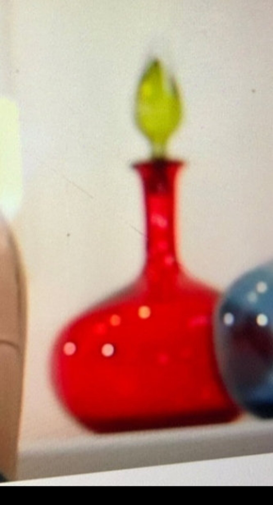 Hand Blown Glass Decanter With Stopper Custom Decanter Etsy