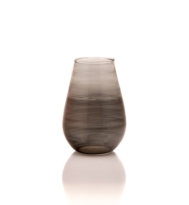 bedroom decor home decor Centerpiece Modern Decorative Vase for Housewarming Gift Black Glass Vase livingroom