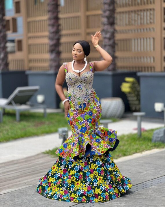 Ankara traditional wedding dresses deals
