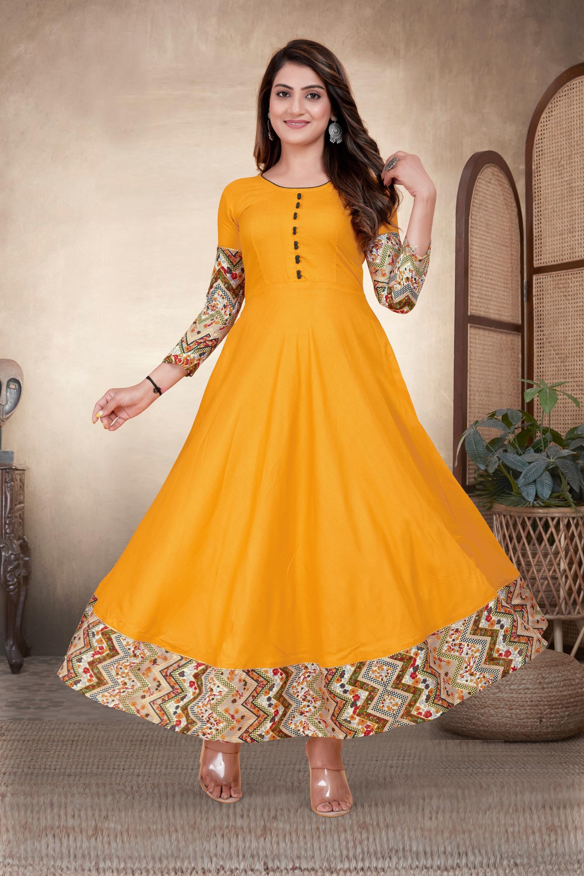 Casual Anarkali Set Etsy UK