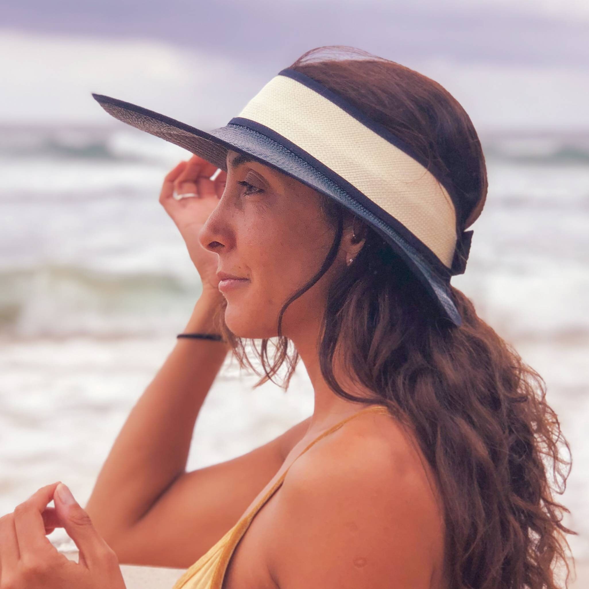 packable wide brim sun hat