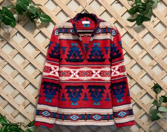 Southwest Fleece Pullover Unisex XL. Any size made S-XL no extra charge.