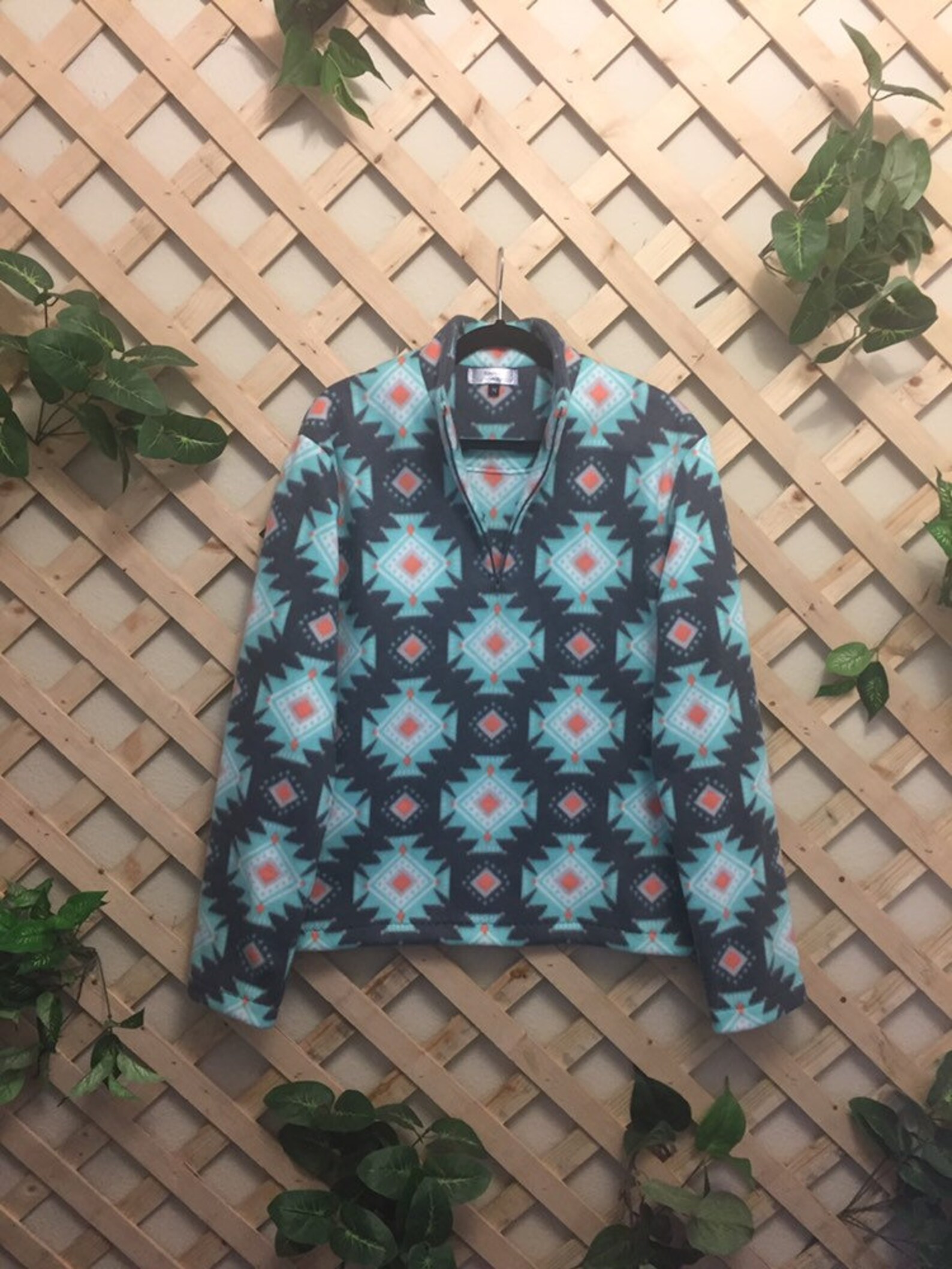 aztec quarter zip pullover aztec quarter zip pullover
