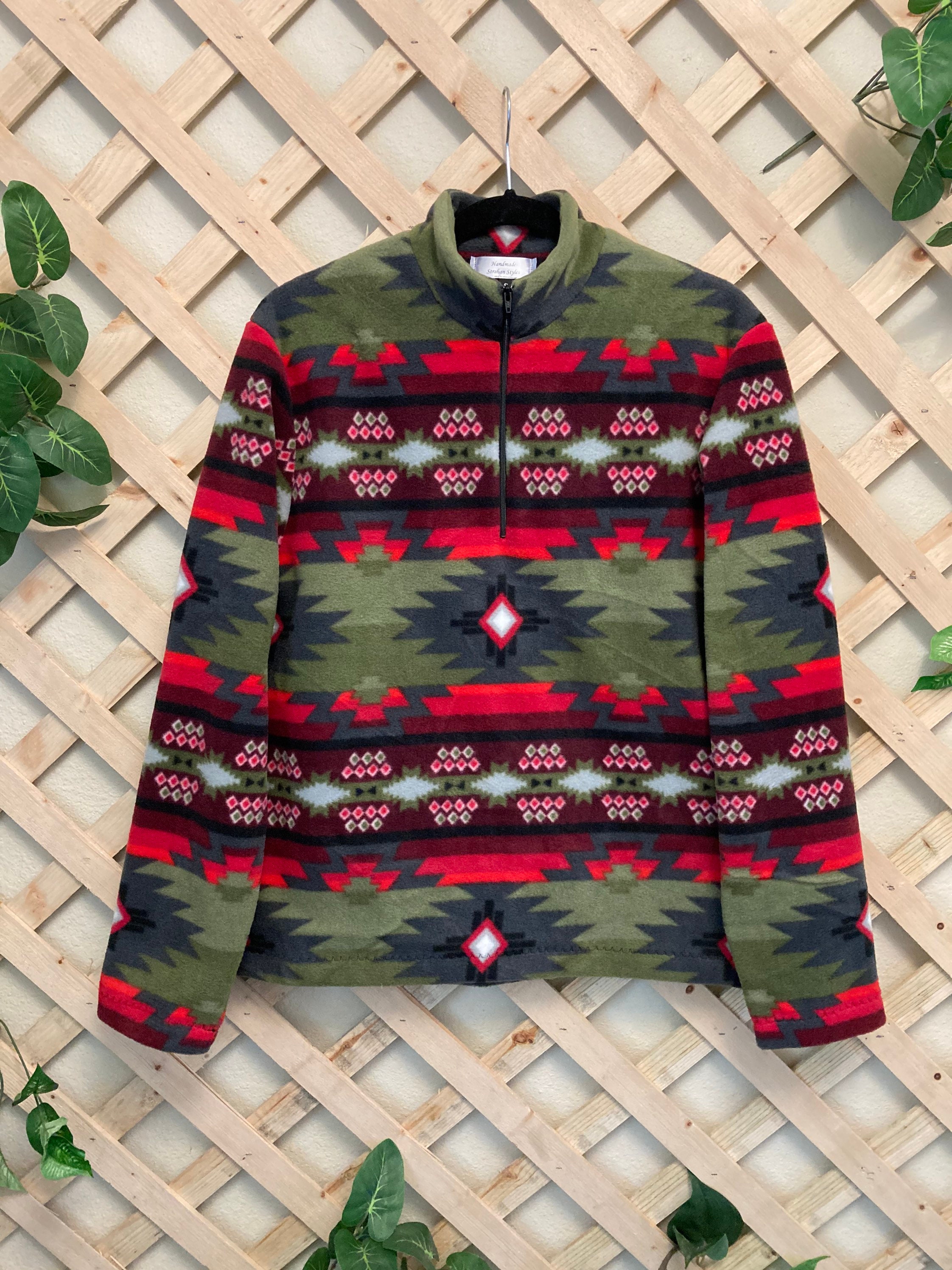 Aztec Fleece Pullover Unisex Small SVO Etsy