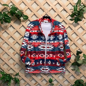 Southwest Jacket with Buttons&Pockets Unisex Medium HR