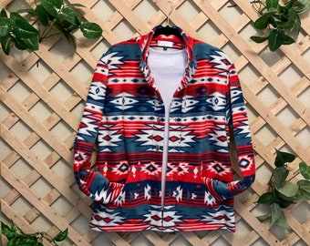 Southwest Jacket with Buttons&Pockets Unisex Medium HR