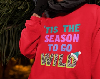 Women and Kids fun Christmas sweatshirt/Christmas slogan jumper/Womens festive jumper