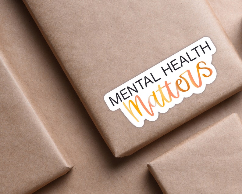 mental health matters png aesthetic digital stickers