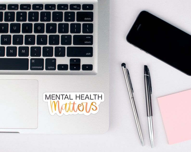 mental health matters png aesthetic digital stickers