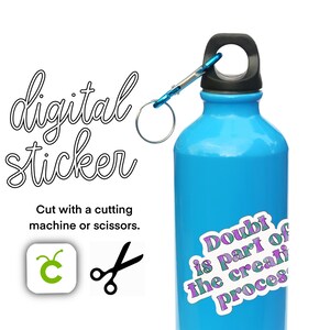 STICKER DOWNLOAD Print and Cut Artist Aesthetic Stickers | Etsy