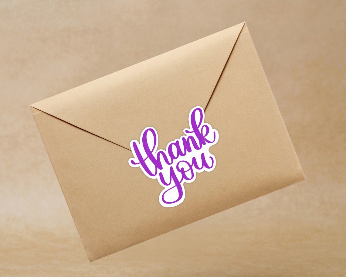 printable thank you stickers small business svg small shop