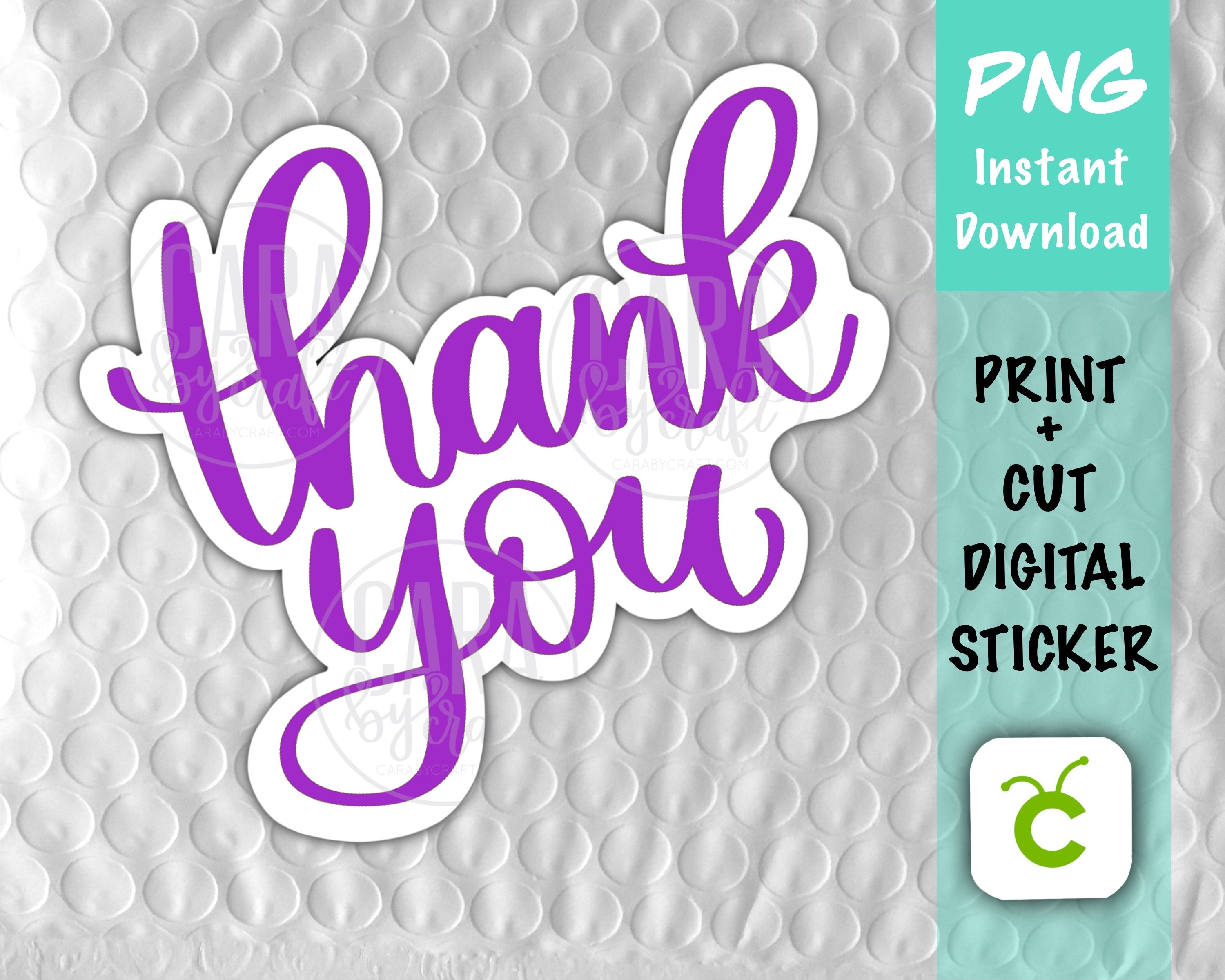 Printable Thank You Stickers Small Business Svg Small Shop | Etsy