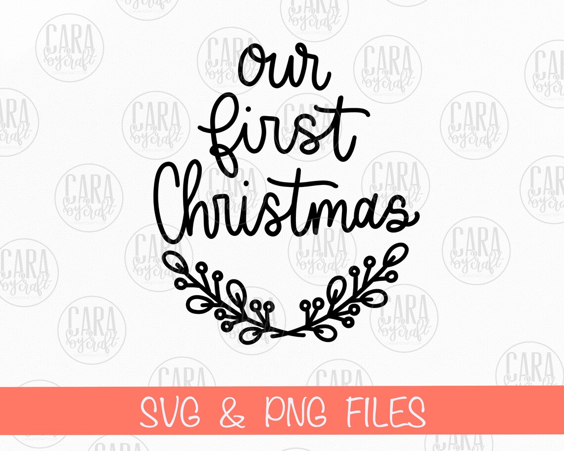 Download UNSERE ERSTE CHRISTMAS Hochzeit Ornament Herr Frau Svg ...