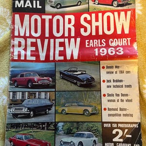 Review Daily Mail Motorshow, Earls Court, 1963