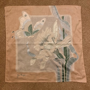 Set of eight Jim Thompson handpainted Thai silk napkins