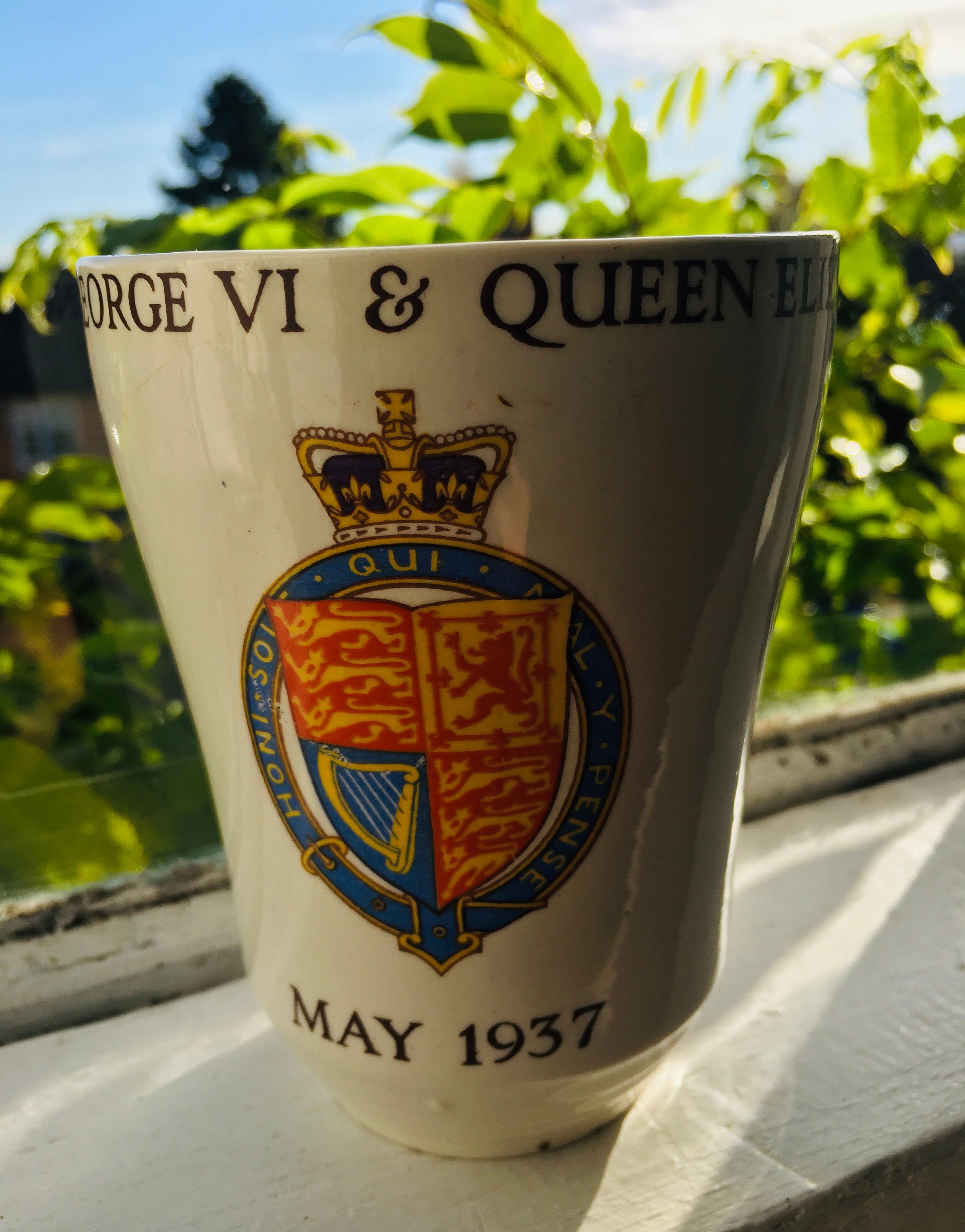 1937 Coronation Mug Commemorating the Coronation of King Etsy