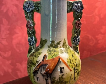 Torquay ware two handled vase