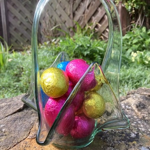 A rather unusual mid century French glass vase/bowl