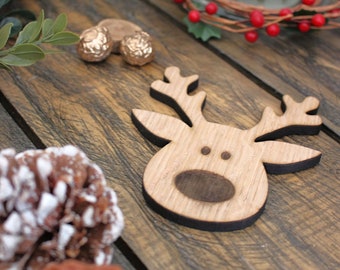 Stamp Moose Mini Stamp Deer Reindeer Christmas Forest