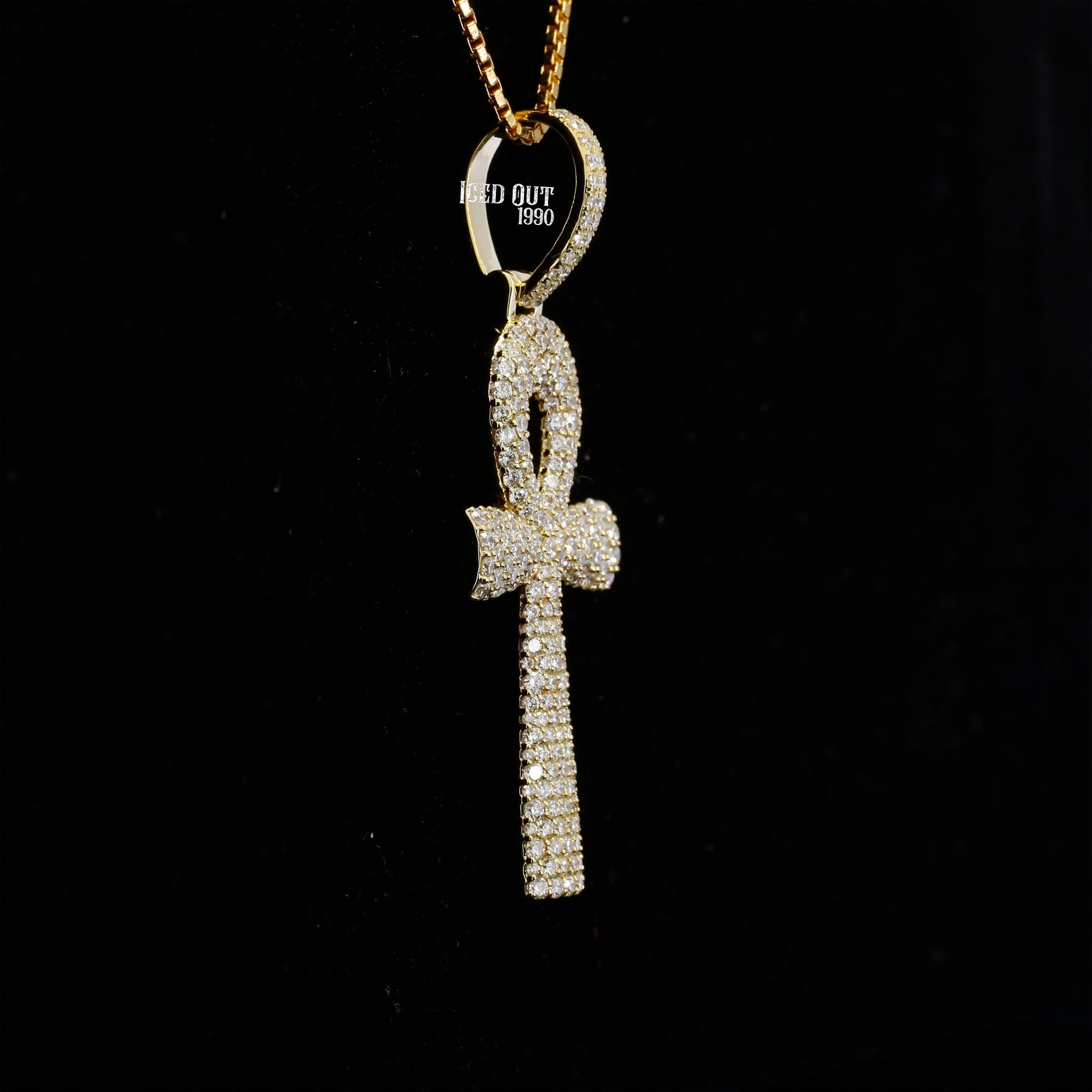Cross Iced Out pendant 925/935/10k Cross Pendant Hip Hop Etsy