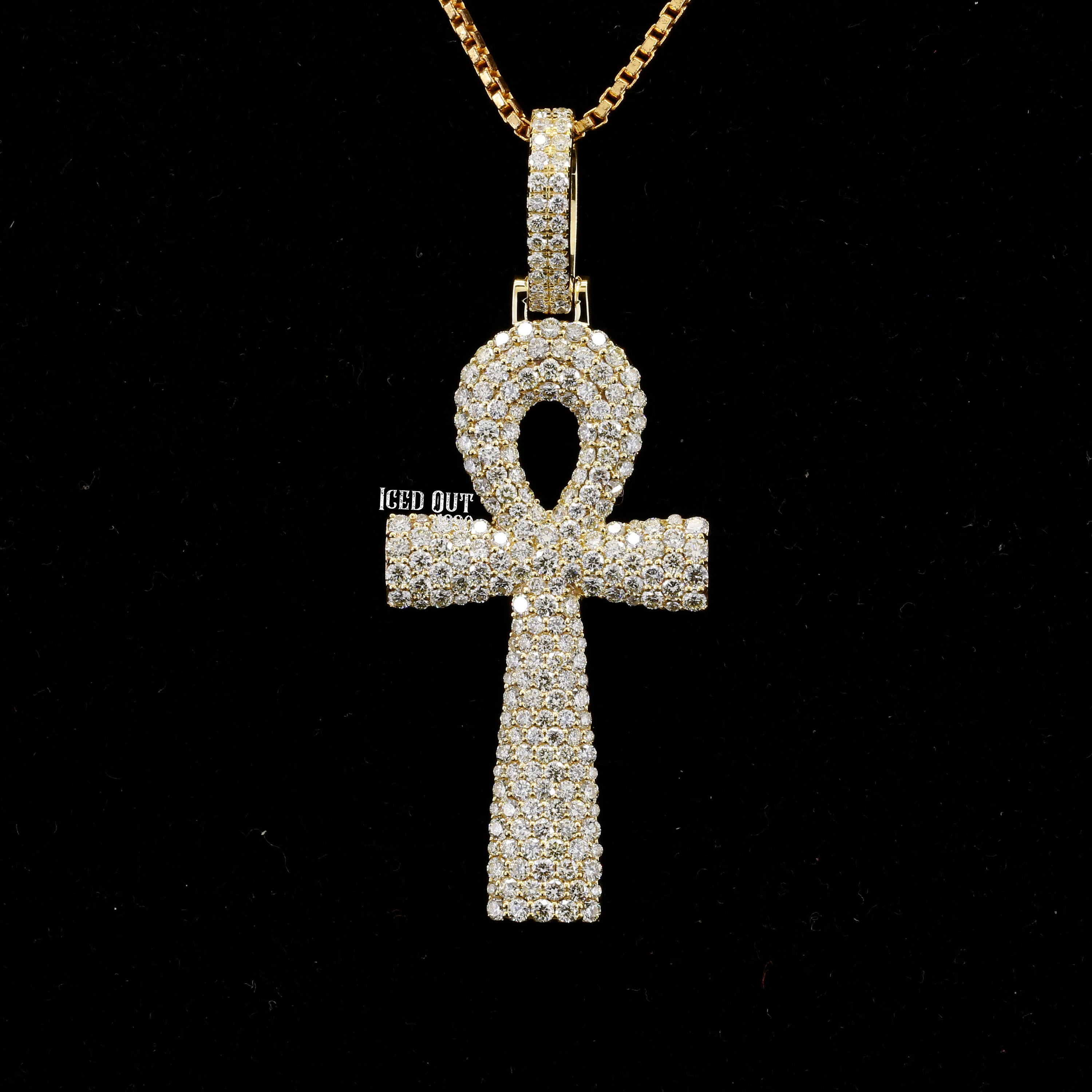 Cross Iced Out pendant 925/935/10k Cross Pendant Hip Hop Etsy