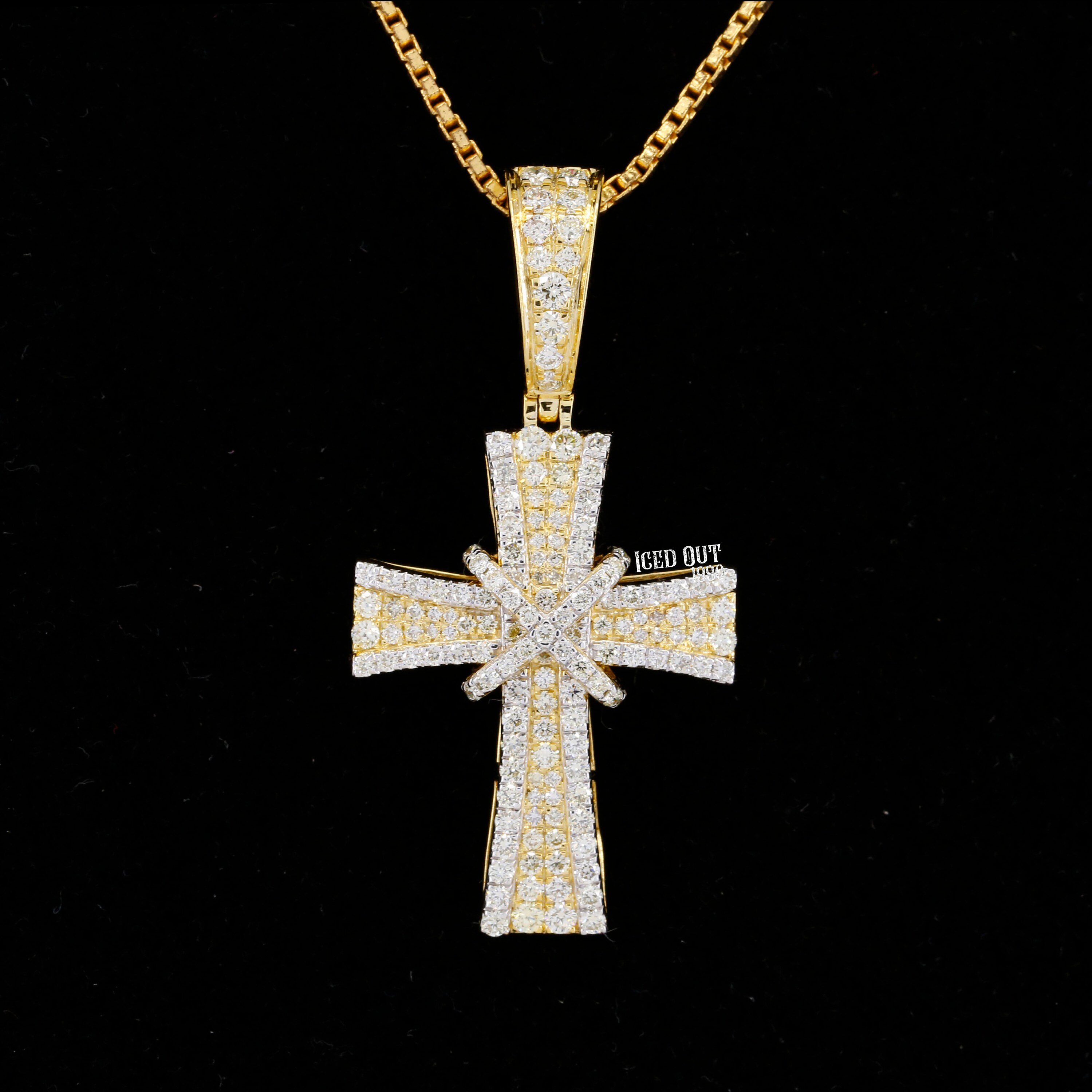 Cross Iced Out pendant 925/935/10k Cross Pendant Hip Hop Etsy
