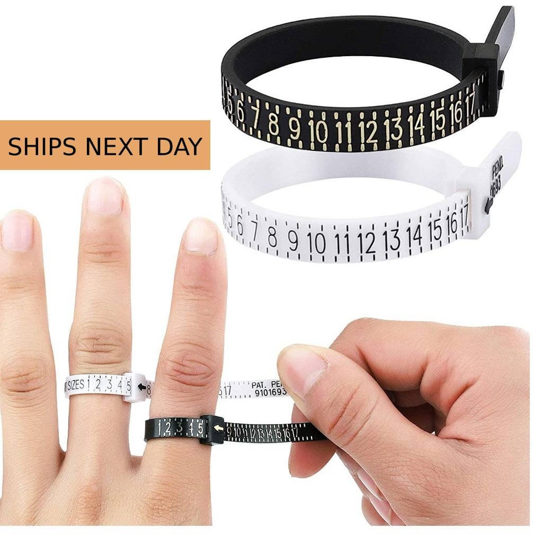 Standard Ring Sizer Reusable Finger Measuring Tool US Ring Etsy