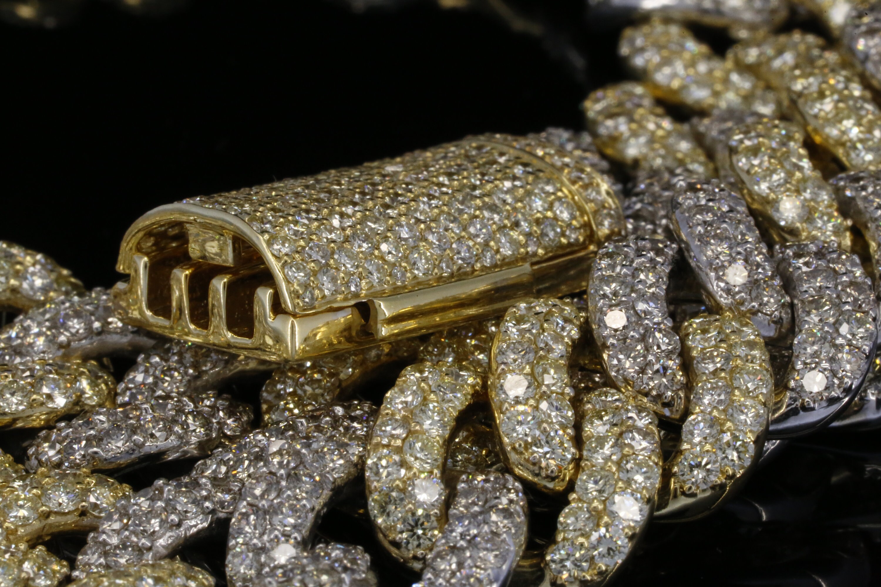 20 Diamond Cuban Link Chain in 925/10k / Cuban Choker / Etsy