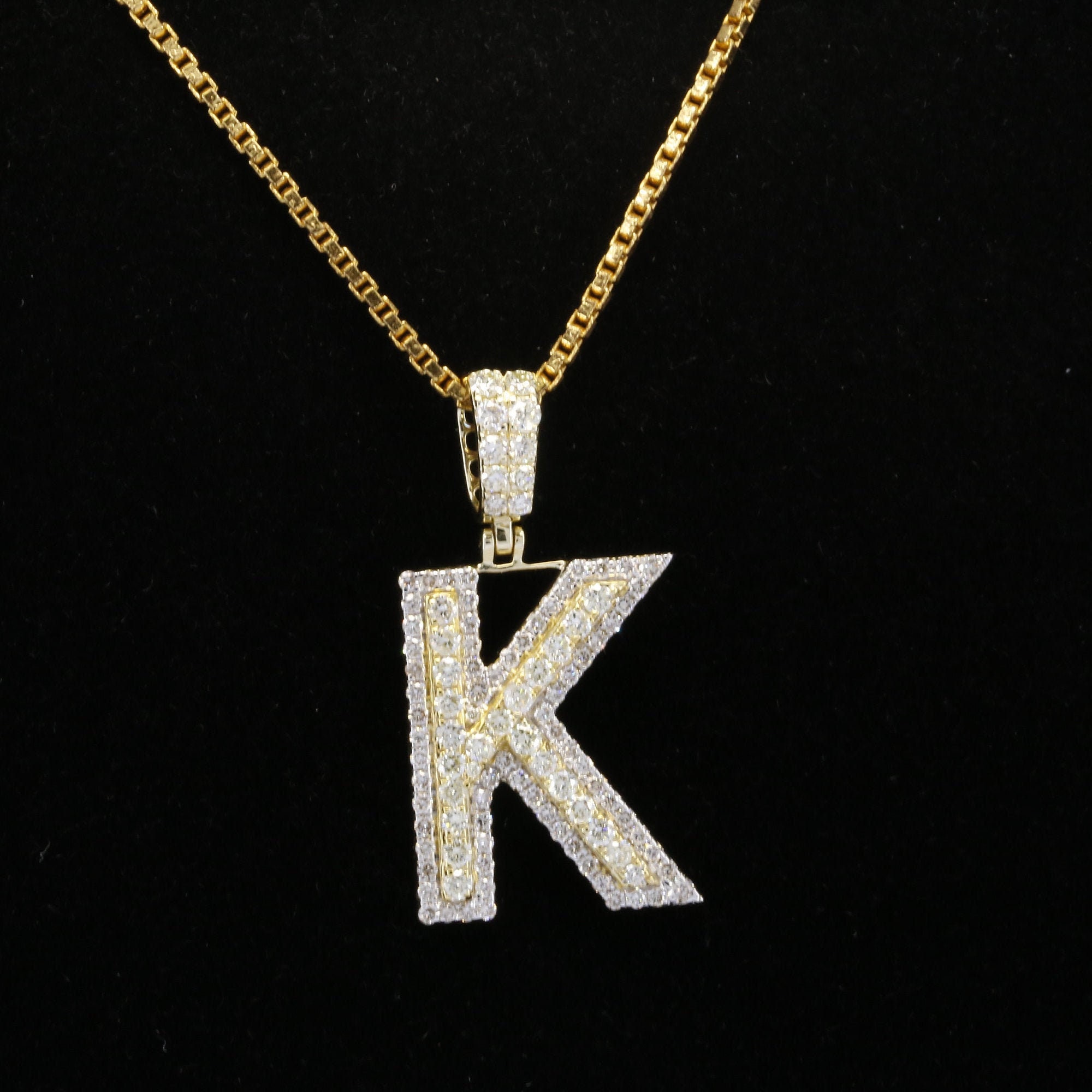k letter pendant