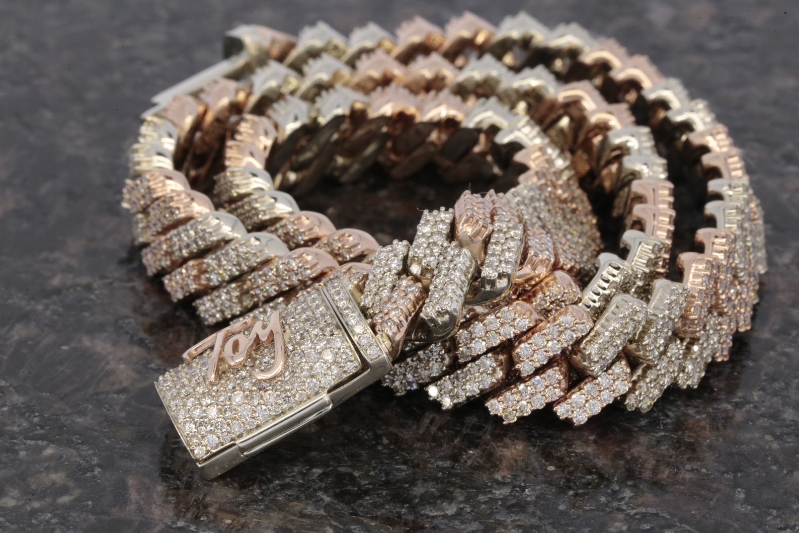 22 Diamond Cuban Link Chain in 10k/14k/18k Gold / Cuban Etsy