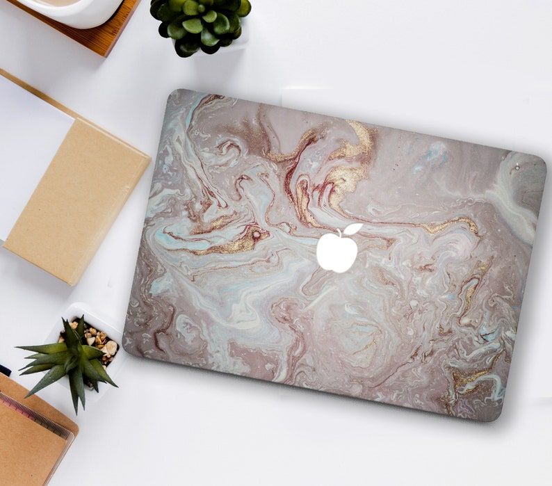 Marble Macbook Case Rose Gold Macbook Pro 13 Inch 2018 Air 13 Etsy