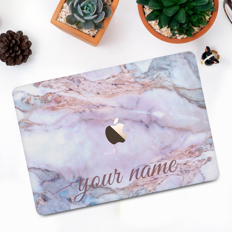 Marble Macbook case Name Cute Macbook Pro 13 inch 2018 Air 13 Etsy