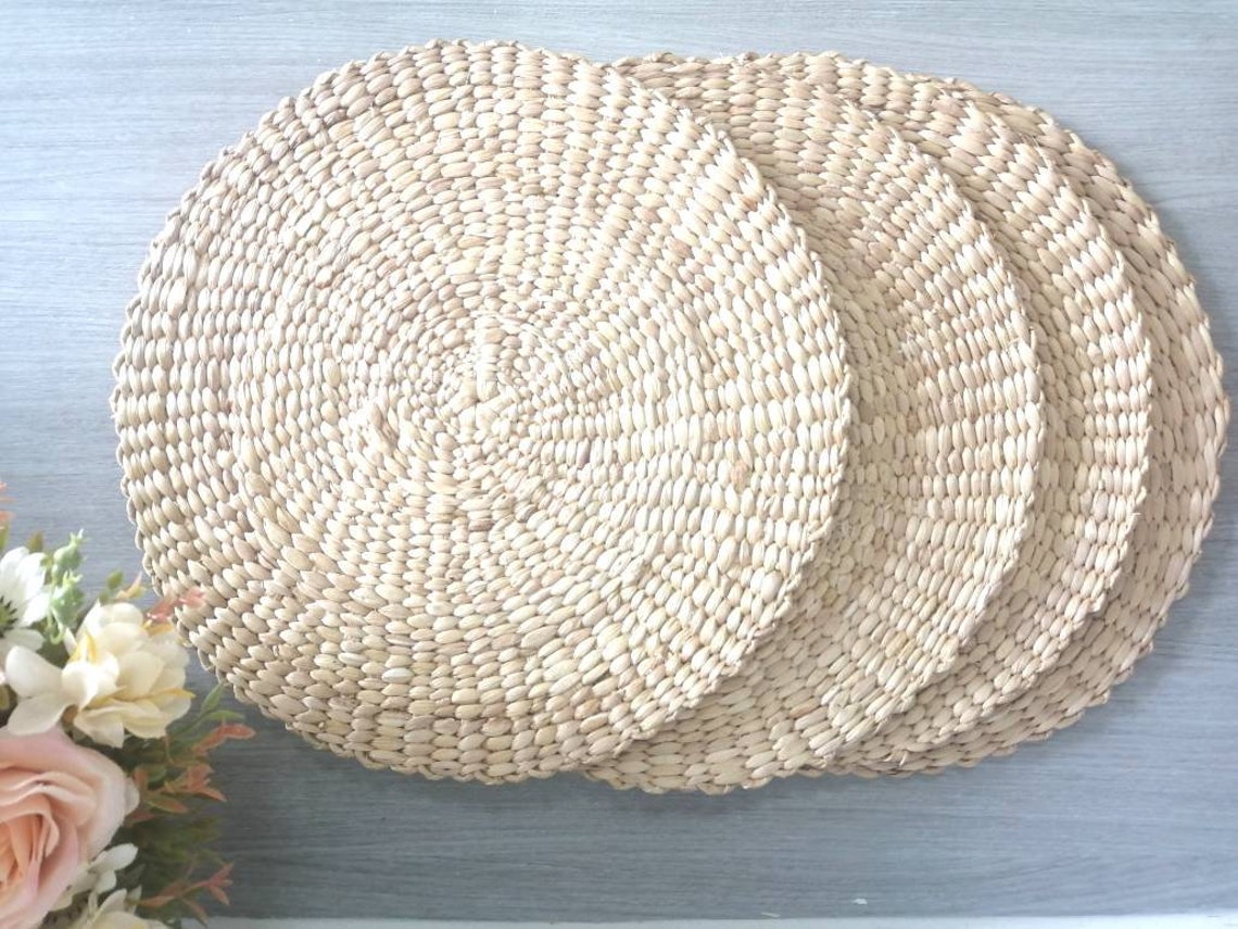 Placemats ensemble de 4 napperons naturels boho napperons en Etsy