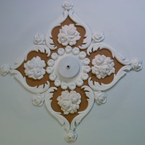 Plaster Ceiling Rose, Home Decor, Victorian Style