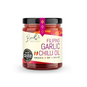 1-STAR GTA 2021  - Garlic Chilli Oil - Vegan - Natural Ingredients - Use in soups, salad dressings, dips, stir fry, stews, pasta sauces