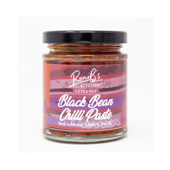 Black Bean Chilli Paste Vegan Natural Ingredients Etsy