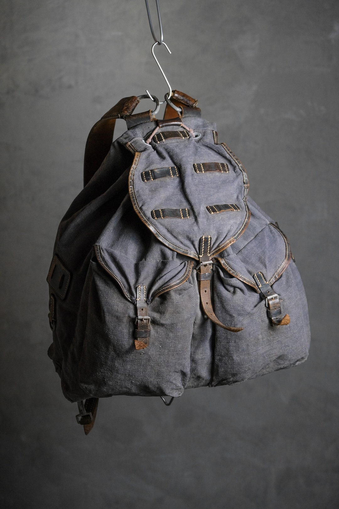 1940S WW2 German Rucksack Original Luftwaffe Field Division Backpack Etsy