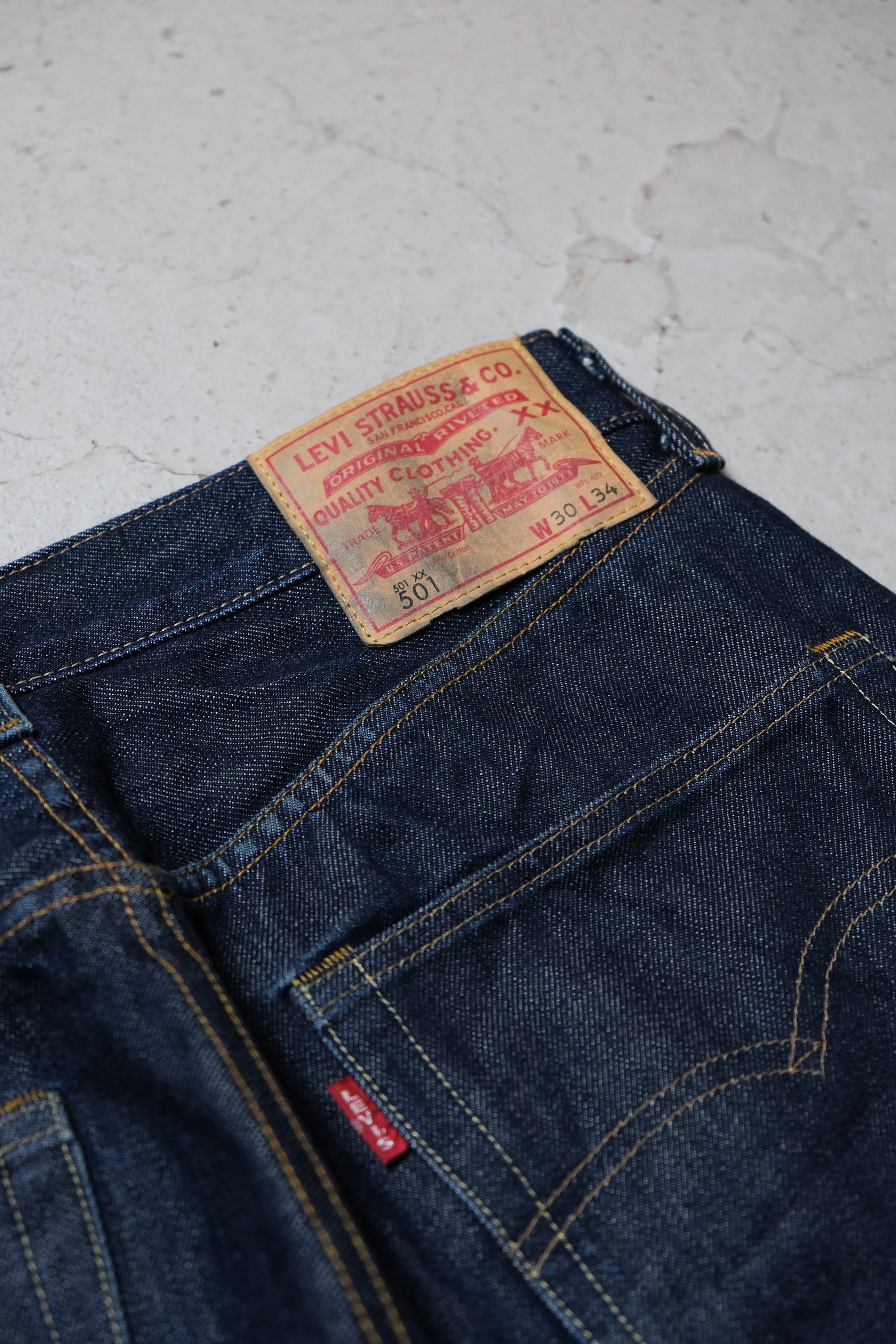 Levis Vintage Clothing LVC 66501 Selvedge Denim Jeans - Etsy