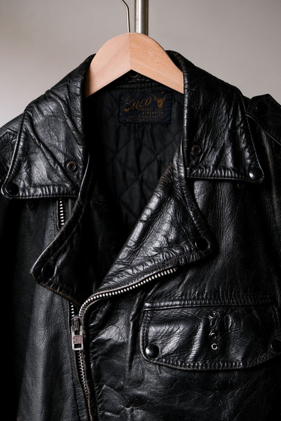 1950s Buco Steerhide Riders PJ-27 leather biker poli… - Gem