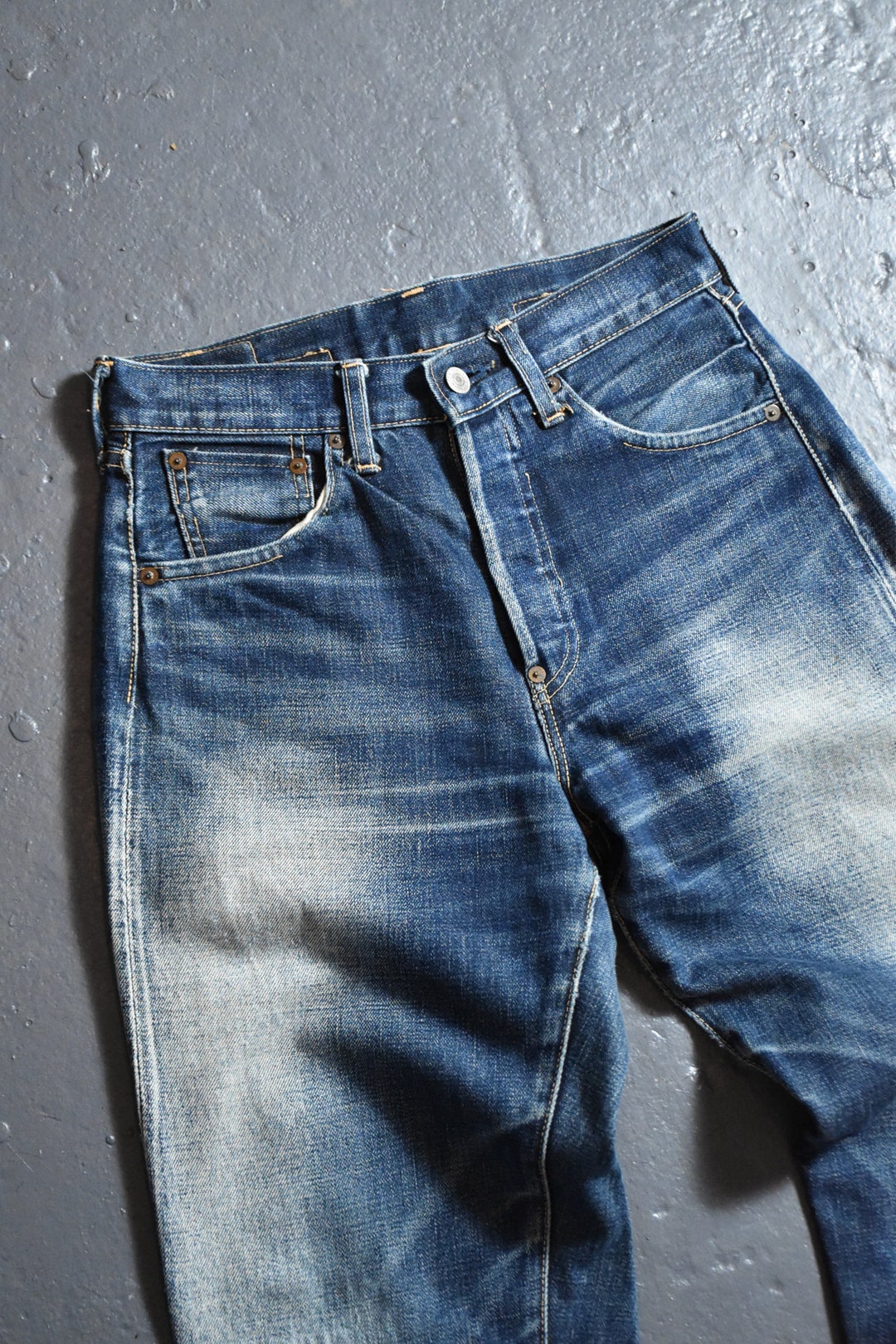 Levis LVC 37501 Vintage Big E Selvedge Denim Jeans - Etsy