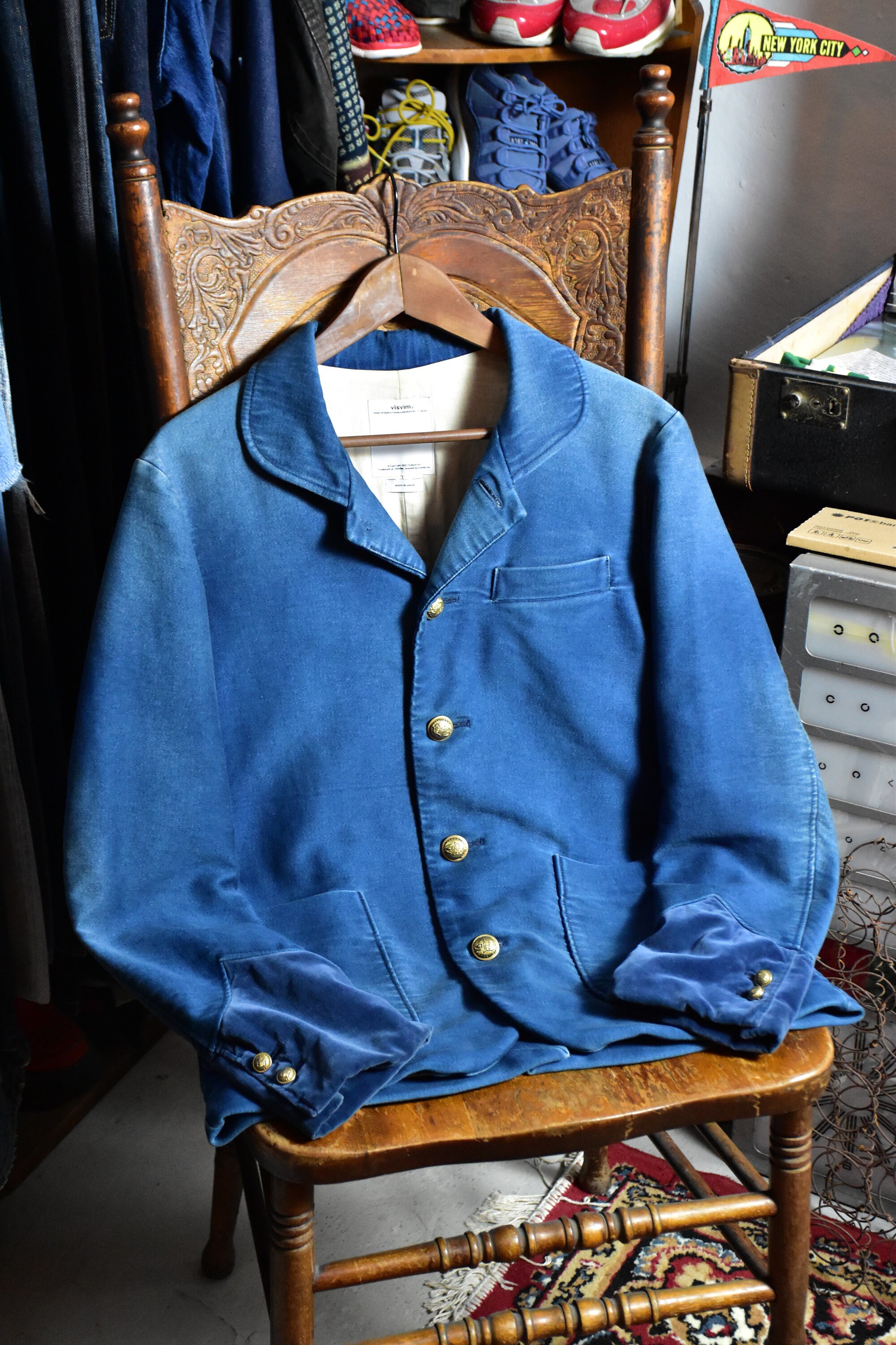 イチオリーズ VISVIM CUNNINGHAM SMOCK DAMAGED MOLESKIN