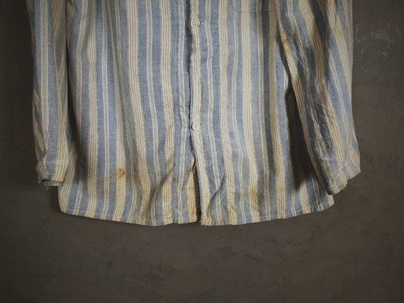 British Prisoner Pajamas Shirt / with label / 60s - image 4