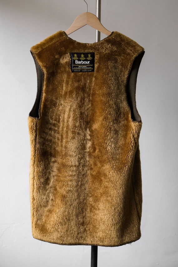 お歳暮 のし Barbour Vintage Warm Pile Liner Vest - Etsy トップス