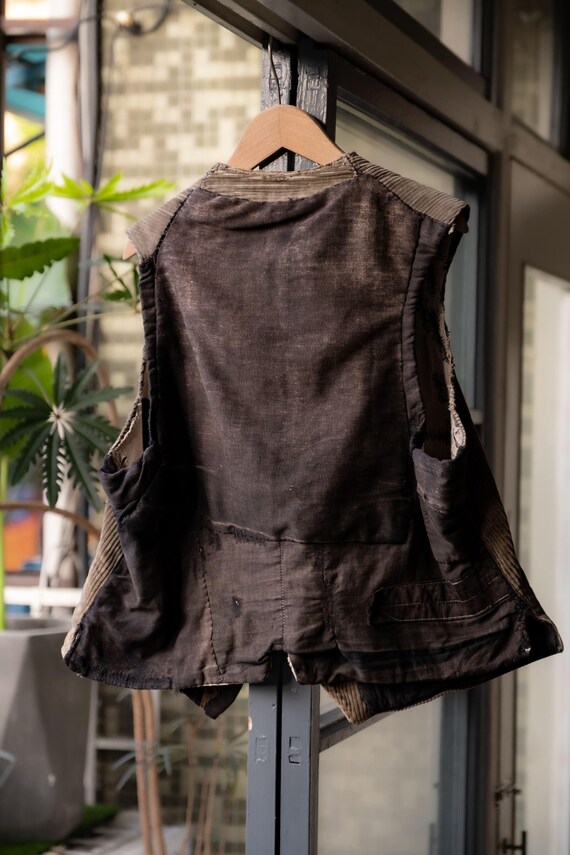 Buy French Vintage Corduroy Farmers Work Vest Online in India - Etsy