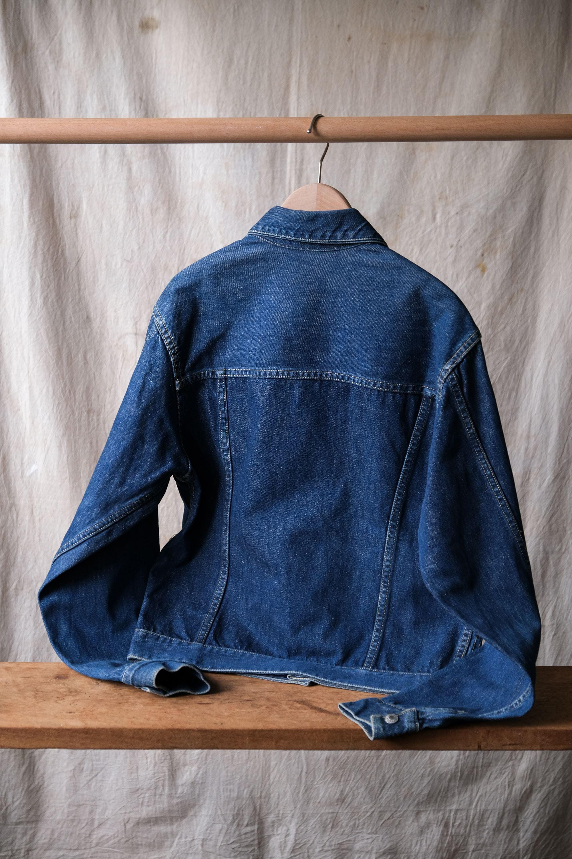 J.c.penney Foremost 1960's Selvedge Denim Jacket - Etsy