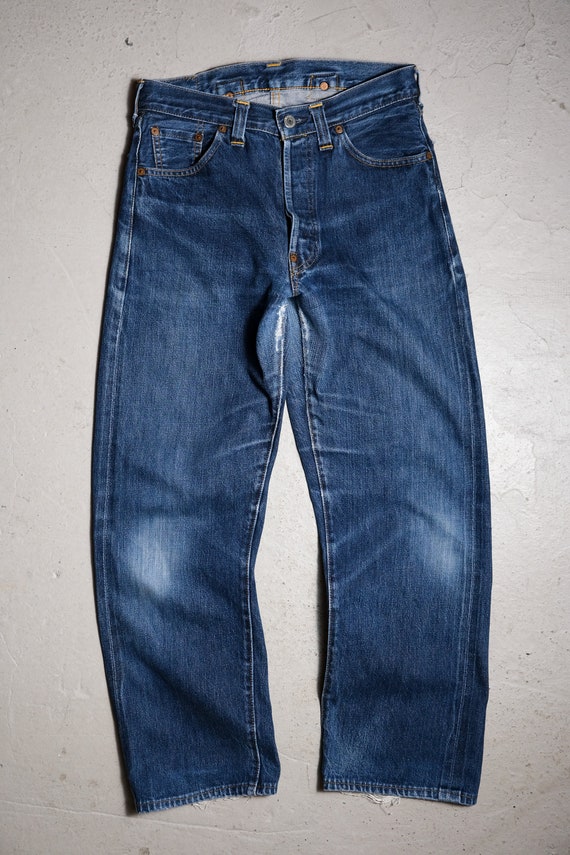 Levi’s Vintage Clothing 90’s 201 Buckle Back Selv… - image 1