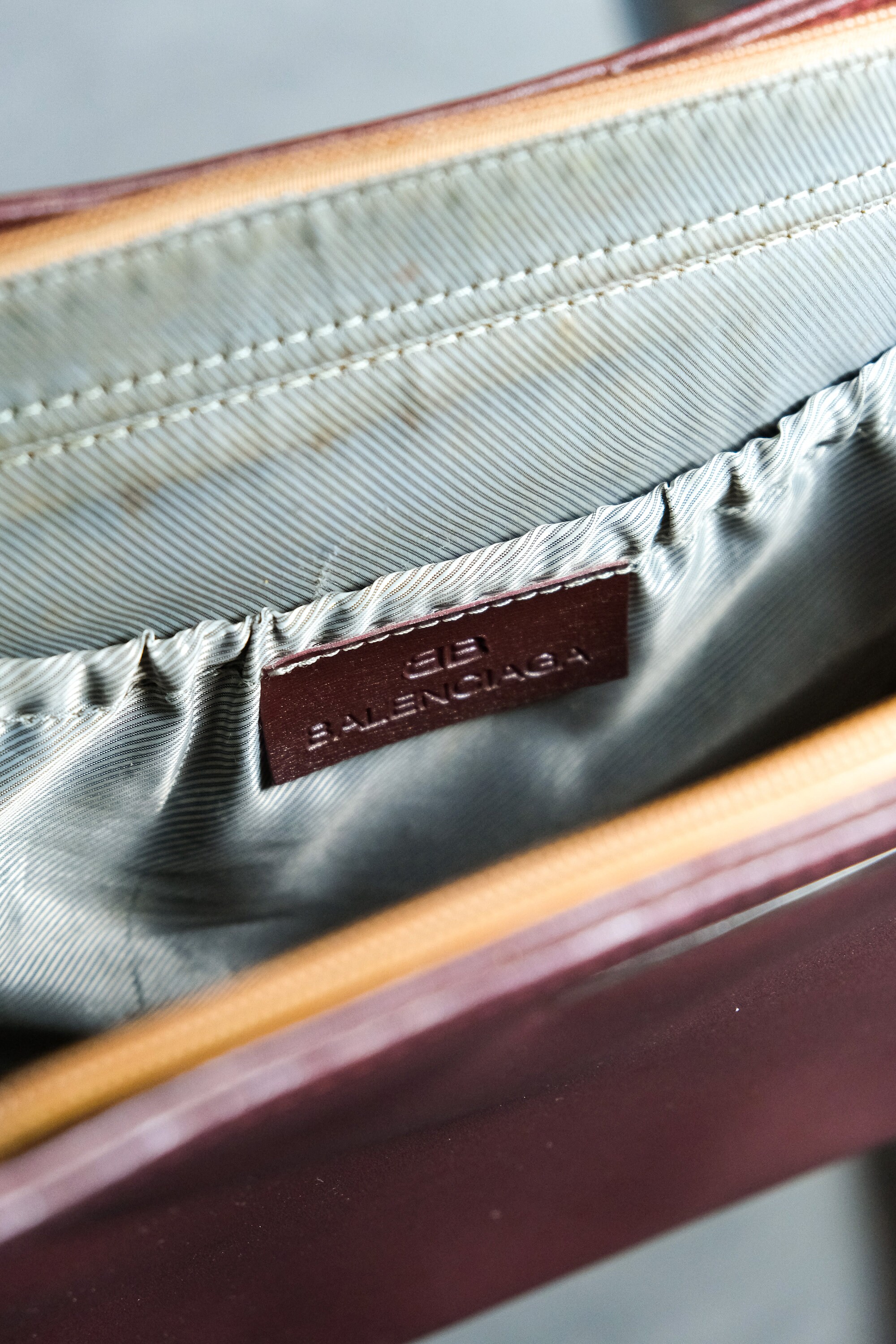 Balenciaga Vintage Monogram Shoulder Bag - Brown Shoulder Bags